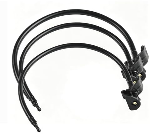 3 Pezzi 2018769 Ugello lavavetri con Tubo, per ugelli lavavetri Ford Kuga, sostituisce GJ5417666AA, per Ford Kuga Mk2 2013-2023