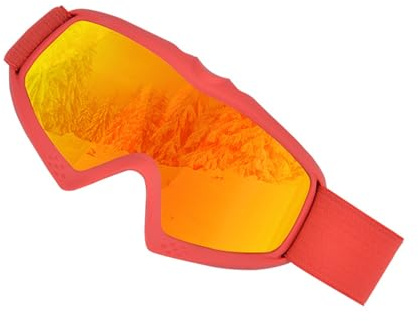APGLSXY Skidglasögon för barn, stor vision snowboardglasögon för pojkar, UV-skydd, anti-dimma snö för tonåringar, utomhussport, skidor för pojkar, flickor, anti-dimma snö, stor vision snowboard