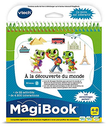 VTech MagiBook Buch – Magibook – Weltentdeckung – Lernbuch / Buch 4-8 Jahre – französische Version