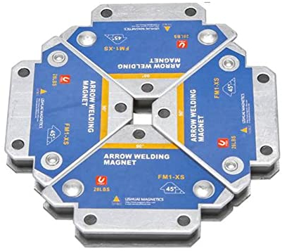 Wanjorlay 4 PièCes 50KG Supports de Soudage MagnéTiques Angle Soudure Aimant Soudeur Fixateur Positionneur Ferrite Tenant des Outils de Localisation Auxiliaires