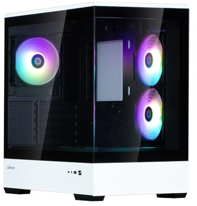 PC-Gehäuse Mini Tower Zalman P30 BW (Schwarz/Weiß)