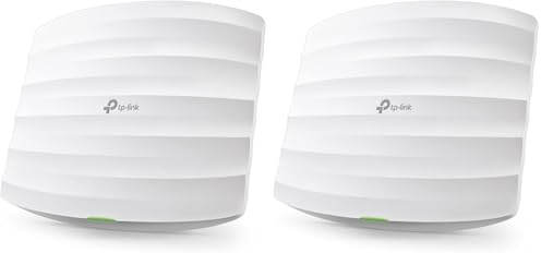 TP-LINK EAP115 V4TP-Link N300 Punto de Acceso inalámbrico – PoE de Suministro eléctrico, Software de gestión Gratuita, Portal Gratuito de Registro en Facebook/SMS (EAP115), Blanco (Paquete de 2)