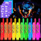 UZSUZZ Fluorescente De Color De La Cara, 10 Colores Ceras Pintura De Cara De Neón Brillante UV, Lavable No Tóxico Neon Pintura Facial y Corporal, Para Halloween, Mardi Gras, Fiesta De Disfraces