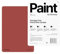 Hemway - Peel & Stick Sample for Our Premium Chalk Paint - Florentine Red | A5 Damage-Free, Accurate Colour Swatch | Easily Test Our Chalky Matt Shabby Chic Finishes for Interior Furniture & Walls