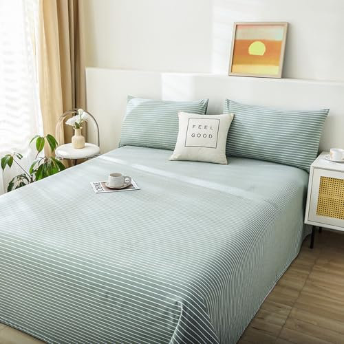 JIANINGHOME Bettlaken ohne Gummizug 230x240cm,Baumwolle, auch für/Sommerlaken in vielen Größen