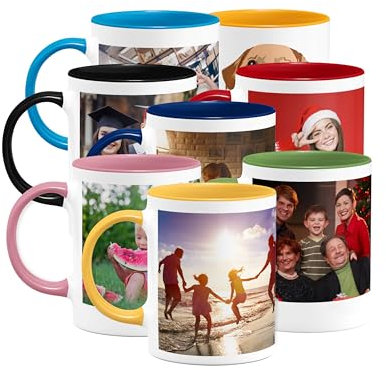 Tasse Personnalisable avec Photo et Texte | Mug Personnalisé Cadeau Original | Idée Cadeau Homme Femme | Impression Haute Qualité