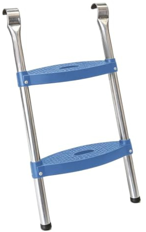 Escalera para Trampolín Resistente A Rayos UV Antideslizante 2 Peldaños | Escaleras resistentes para cama elástica Niños y niñas patio escuela zona de juegos al aire