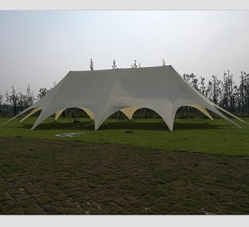 Commercial Wedding Event Graduation Stage Patio Party Beach Camping Triple Star Stretch Tent (69x25x16ft.)