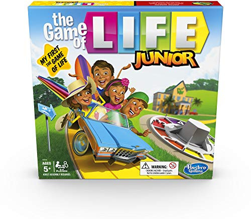 Hasbro Gaming The Game of Life Junior Board Game for Kids from Age 5, Game for 2 to 4 Players