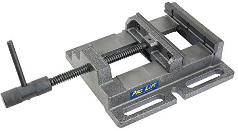 Pro-Lift-Werkzeuge Tornillo de banco para máquina con mordaza prismática, ancho: 150 mm