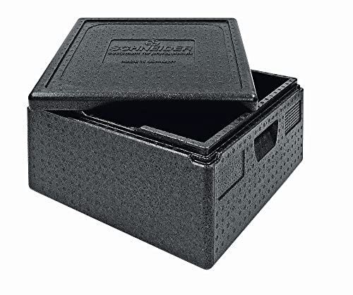 Pizzabox large m. Deckel, Isolierbox 480x480x265mm,Thermobox, Transportbox
