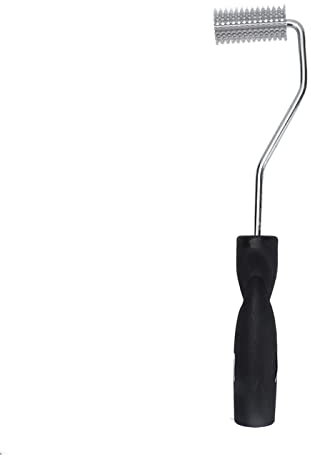 CHEOTIME Herramientas de rodillo de fibra de vidrio, rodillos de laminación de fibra de vidrio de 25 x 50 mm con herramienta de paleta de burbujas de aluminio, punta de burbuja de