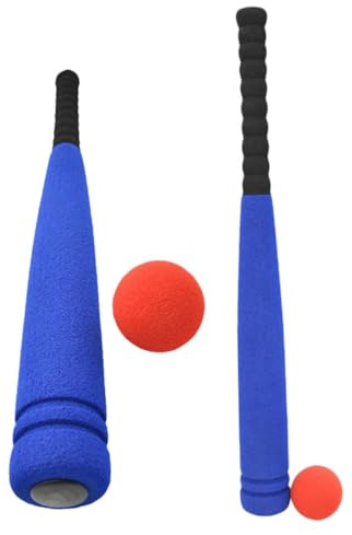 ifundom Set 2pezzi Mazze da Baseball in Eva per Ragazzo Ragazza e Adolescenti, Giocattolo Sportivo Facile da Usare e Resistente per Attività di Allenamento a Casa Colore Casuale