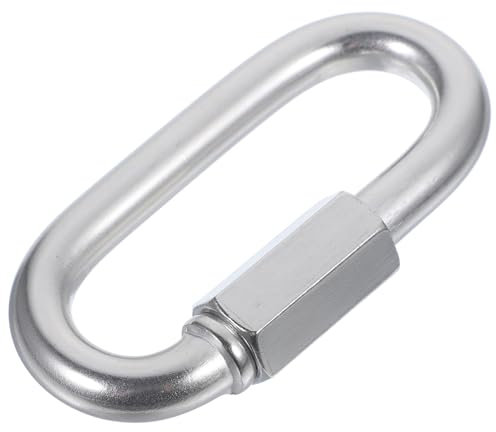 FUNOMOCYA Moschettone Chiusura A Maglie Di Catena Piccolo Maglia Di Catena Moschettone Bloccaggio Piccolo Per Impieghi Gravosi