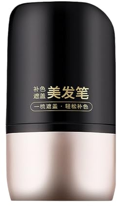 Peine de tinte para el cabello, barra 2 en 1 para cubrir el cabello gris con aplicador, bolígrafo portátil a prueba de sudor para raíces, herramienta rápida de color para el cabello para mujeres y