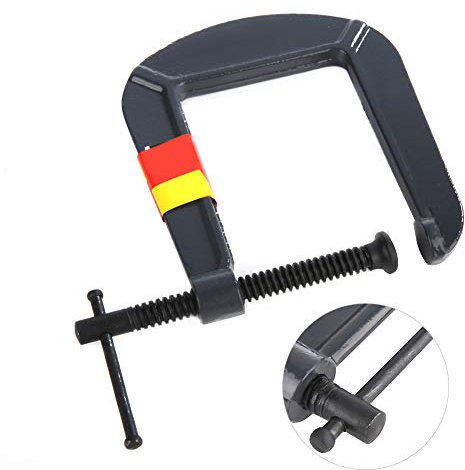 Heavy Duty C Clamps Deep Throat U Clamp G Type DIY Woodworking Deep Throat C Jaw Opening Device (Clamping Thickness 70mm × Depth 110mm) (Clamping thickness 70* depth 110mm)