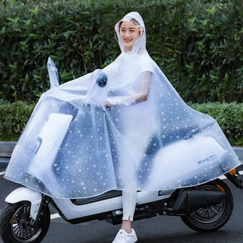Cryfokt Cykling Regn Poncho Vattentät Scooter Regn Cape, Snabbtorkande Mögelfast Regnkappa för Utomhusaktiviteter, PP-material (#2)