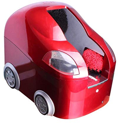 KUANDARMX Cireuse à Chaussures électrique, Induction Automatique, Cireuse à Chaussures Intelligente, Aspirateur, Stérilisation UV, Nettoyage De Semelle Portable