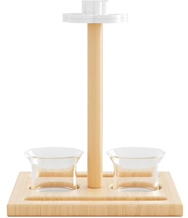 Per Mangime Per Pesce Persico Per, Pulizia Comoda, 15x15x15 Cm, Piattaforma Per Posatoio Per Gabbia Per, Tazze Per Ciotola Per Pappagalli, Uso Versatile, Per Pappagalli Parrocche