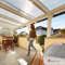 Acrylshop24 Terrassendach Terrassenüberdachung Carport Komplettset Polycarbonat 16mm X-Struktur Stegplatten farblos 16mm Stegplatten Tiefe:3500mm|Breite:5110mm - Mehrere Maße verfügbar