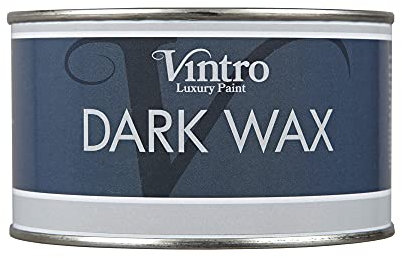 Vintro Wax for Wood, Furniture and Chalk Paint - 400ml (Dark)