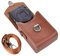 Rieibi Kameratasche für Sony RX100 & HX Series - Retro Ledertasche für Ricoh GR IIIx III II/Canon G7X II / G7X III / SX720/SX730/SX740 / G9X/G9X II - Braun
