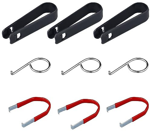 ZCYKJ 9 Pcs Wheel Bolt Cap Cover Remover Tools Set, Universal Tyre Nut Center Cover Cap Puller Tweezers Removal Tool,Bolt & Nut Covers Key Bolt for Cars