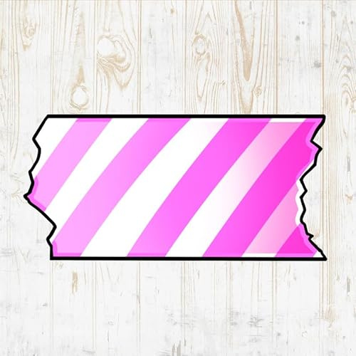 Washi Tape Decals Peel & Stick - Wall Vinyl Stickers - Kawaii DIY Craft Arts Cartoon Watercolor Colorful - Car Window Truck Laptop Tumbler - Boys Girls Kids Bedroom Room Decor DWSV20827