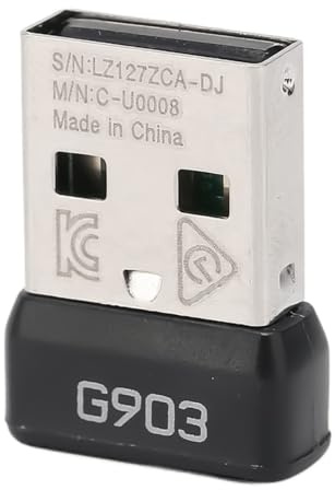 DUZEPA Ricevitore radio di ricambio per mouse wireless G903, adattatore USB 2,4 GHz, compatibile con mouse G903/Hero