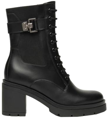 Nero Giardini I514793D Anfibi Donna in Pelle - Nero 40 EU