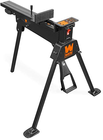 WEN Clamping Saw Horse and Work Bench, 600-Pound Capacity (WA601) Black