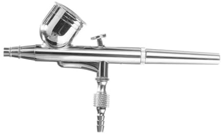 VALICLUD Kit Aerografo Con Mini Compressore d Aria Portatile Tubo Aerografo Doppia Azione Supporto Chiave Per Ugelli Contagocce Per Modellismo Decorazione Torte e Pittura