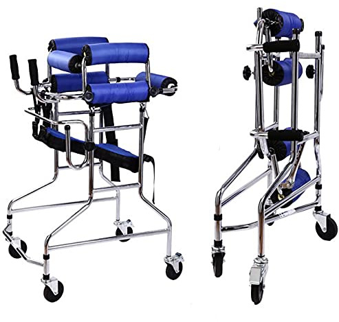 Ayudas Para Caminar Andador Con Ruedas, Altura Ajustable, Con Ruedas, Plegable, Compacto, Con Un Solo Botón, Ligero Y Estándar Para Personas Mayores, Peso De 396 Lbs.