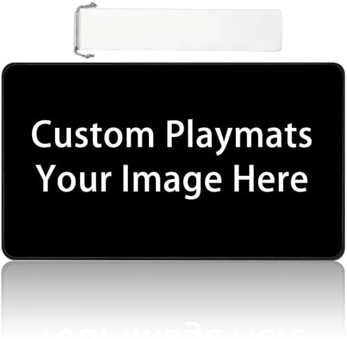 Tapis de jeu personnalisé MTG 61 x 35,6 cm - Tapis de jeu de cartes à collectionner personnalisé avec sac gratuit, créez votre propre tapis de jeu Magic The Gathering et sous-main JCC