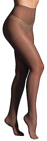 JUST BEAUTY TOUCH Classic Tights 20 Denier Sheer Semi Matt size S - 2XL Available 17 colours (S, Bronzo)