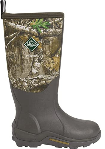 MUCK Boot Woody Max - Stivali industriali da uomo, (Marrone/vero bordo albero.), 48 EU