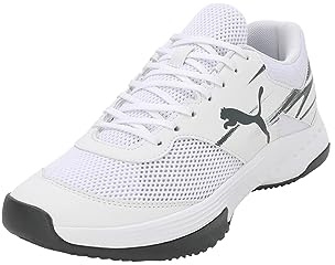 PUMA Unisex Varion Ii inomhussko, Puma Vit skugga grå, 42.5 EU