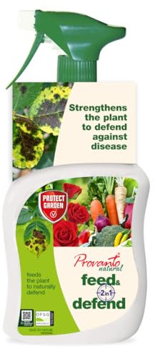 Provanto 86601305 Natural Feed & Defend Fungus Plant Defence, 1L Ready to Use Spray
