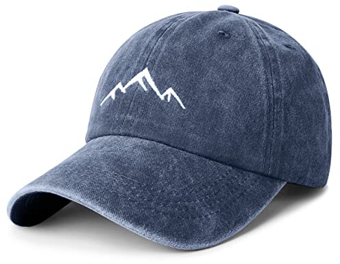 Eoslya Baseball Cap Mens - Peak Embroidery Classic Washed Vintage Relxed Dad Cap Adjustable Summer Sun Hat Sports Strapback Cap for Men Outdoor UK