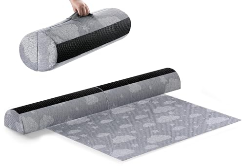 Kohentact Faltbares Baby Bettgitter Rausfallschutz aus Foam mit Auflage & rutschfesten Pads - Wasserdichter waschbarer weicher Abnehmbarer Bezug Sicheres Bettgitter für Baby Kinder Senioren Bed