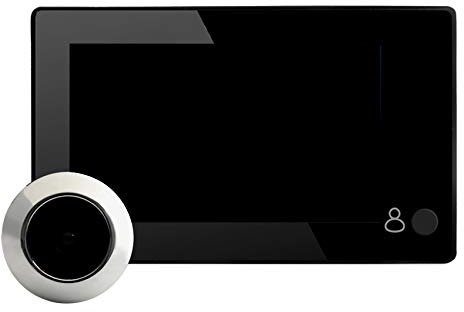 iFutniew Judas de porte HD 10,9 cm grand angle 145 degrés numérique Smart Doorbell TFT couleur Door Eye Caméra de sécurité domestique moniteur