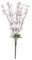 xbiez 7 Tenedores Flores Artificiales Flor Falsa para Patio Aire Libre Decoración Jardinería Flores Artificiales