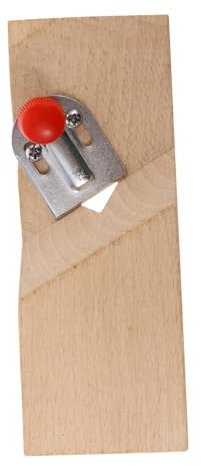 DIYEAH 2 Pièces Plan De Chanfrein Chanfreiner Travail Du Bois Finesse Outil Mains Raboteuse Avion Garniture Braquier Manuel De Chanfreinage En Forme De v Panneau De Fibres Beige