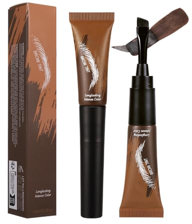 Teinture pour Sourcils pour Femmes - Couleur Instantanée des Sourcils - Teinture Semi-Permanente Résistante à l'Eau - Maquillage Longue Tenue pour Femmes et Hommes