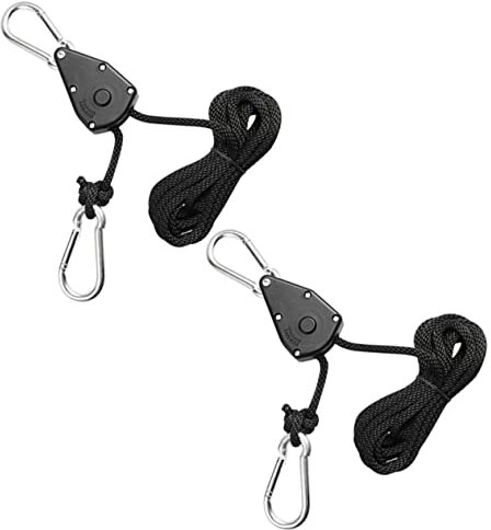 iplusmile 2Pièces Cintres Réglables pour Lampes de Culture Lot de de Levage Robustes pour Ventilateurs et Tentes Ajustement Facile Hauteur