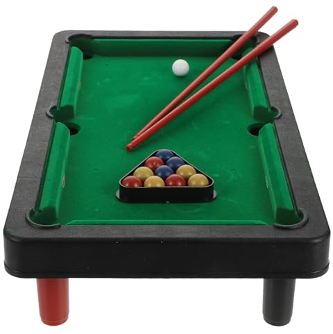 Mikinona Jeu de Billard Miniature pour Garçon Fille et Adultes Éducatif de Table Interactive Parent-garçon Fille Compact et Solide pour Loisirs à