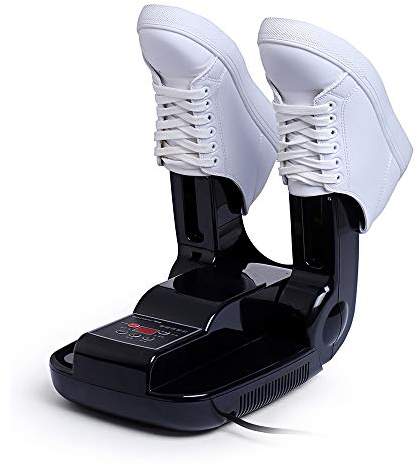 Boots Dryer, Electric Foot Warmer with Timer Shoe Adjustable Odour Eliminator Damp and Wet Remover Foldable Quick Dryer Electric Shoe Dryer for Drying Shoes Boots Gloves Socks