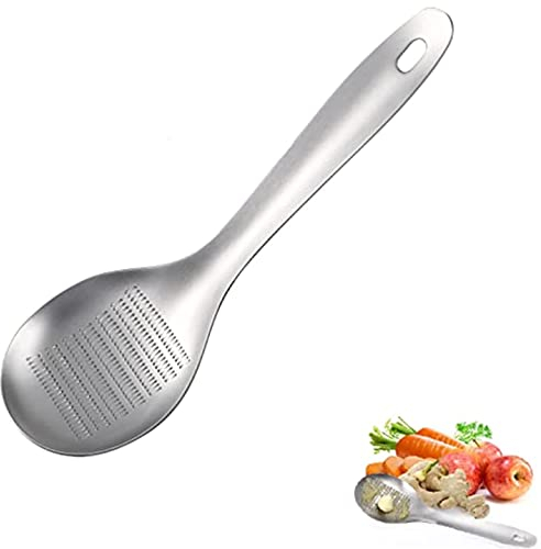 EdirFtra 2 Molinos de ajo de Acero Inoxidable Molinos de Jengibre - Molinos de Frutas de Cuchara Molinos de Verduras Molinos de cucharas artículos de Cocina