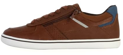 Geox Herren U Elver A Sneaker, Light Brown, 42 EU