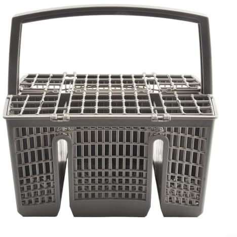 ReachMall Cestello portaposate di Ricambio per lavastoviglie per Constructa, Materiale plastico Grigio